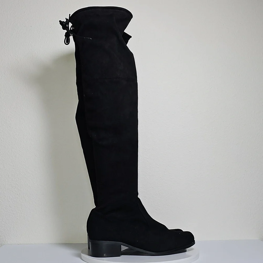 NWT Charles by Charles David Gammon Over The Knee Microsuede Boots Black Size 8